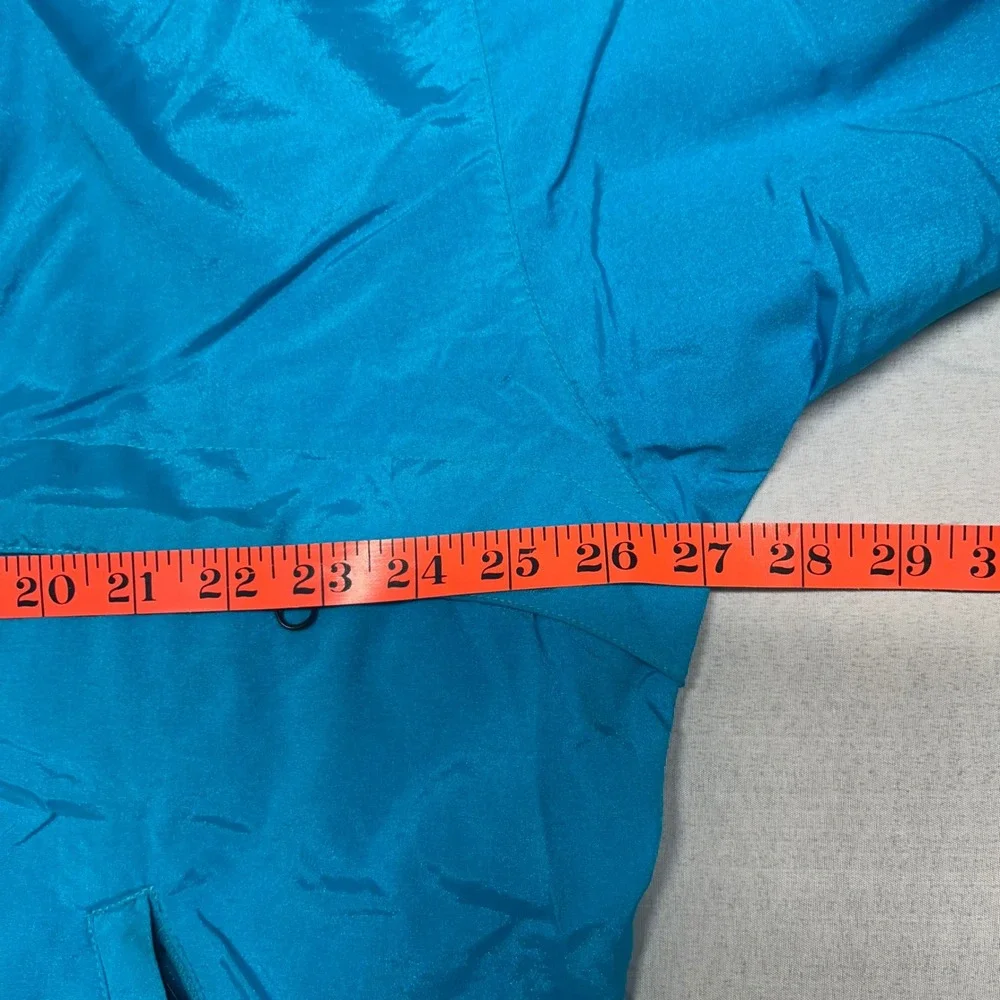 Vintage North Face Extreme Jacket Mens XL Colorblock Teal Purple Yellow 90s Wind